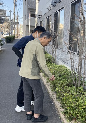 ちょっと外へ・・