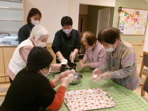 ぼた餅を作りました!