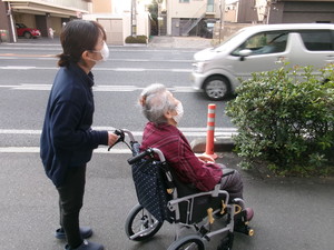 外の空気を・・・