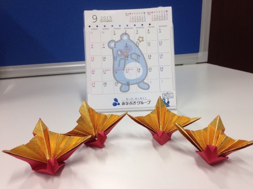 敬老イベント準備中♪