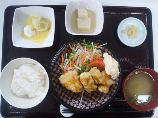 今日は地産ランチ。