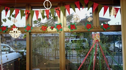クリスマス飾り完成