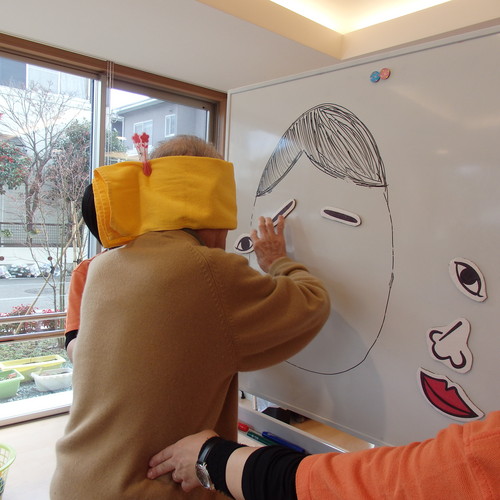 新春！福笑い（*^_^*）