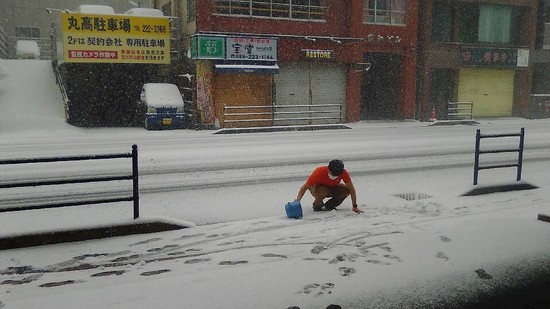 記録的な大雪