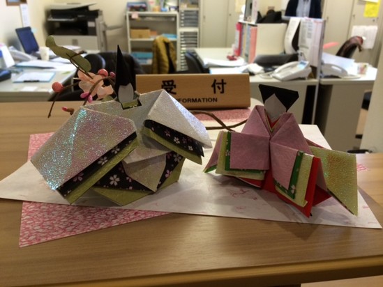 折り雛　完成！！！