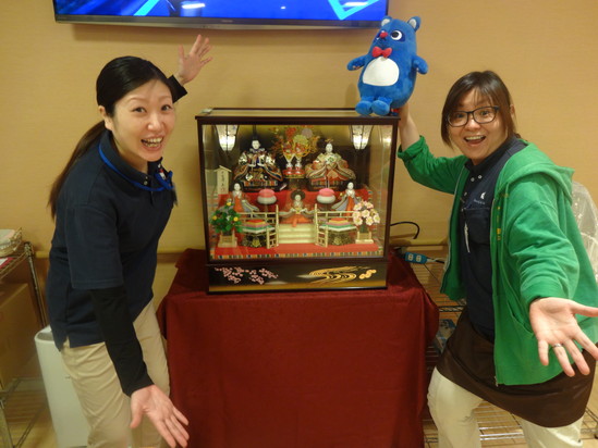 ひな祭りの準備