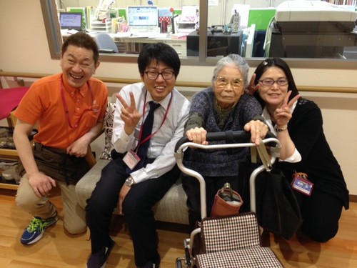 エレベーター前に・・・