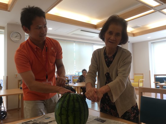 スイカ割り！！