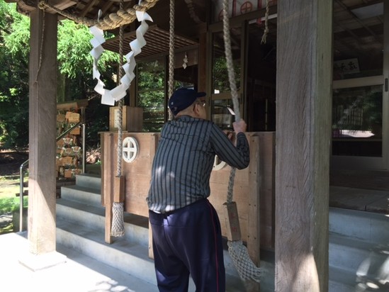 年１回恒例のお参り