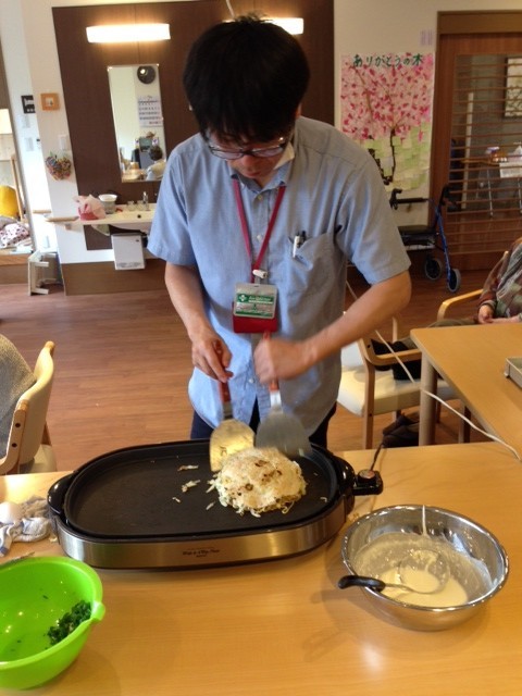 お好み焼きを作ったのです！