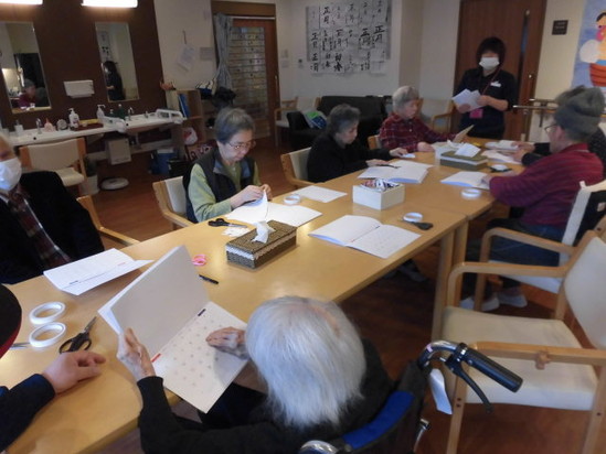 ★デイサービス★　カレンダー製作