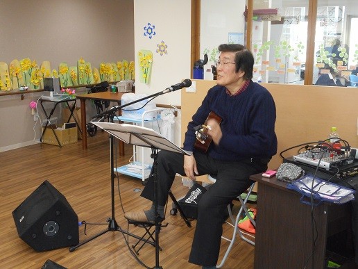 弾き語りとパステル