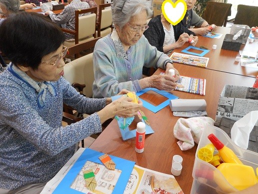 七夕飾りとヨガ