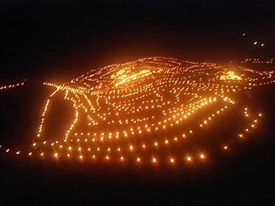 大中尾棚田火祭り