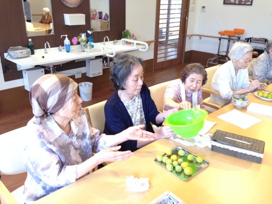 梅ジュース作り