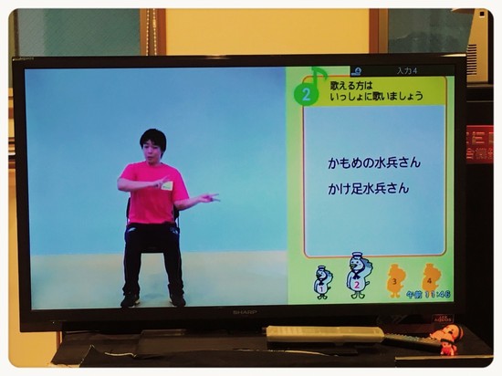 歌って踊って♪