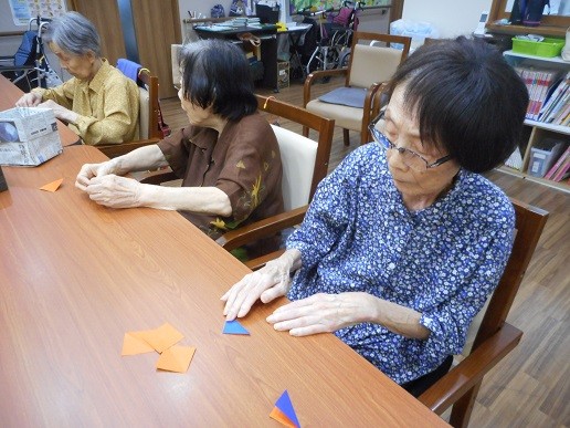 折り紙で・・・