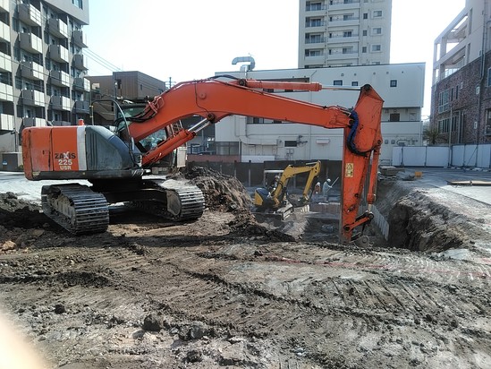 アルファリビング鹿児島上荒田（仮称）の進捗状況　No.1