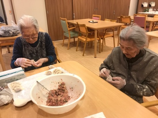 餃子パーティ♪