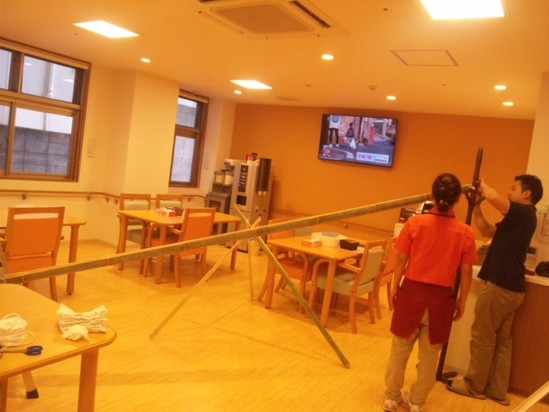 そうめん流し　しました～♪