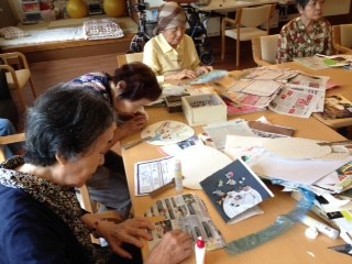 うちわ作りパート2