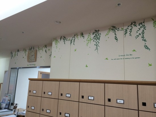 玄関はさわやか