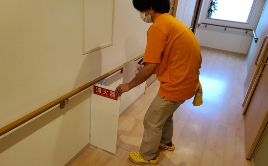 消防避難訓練実施しました