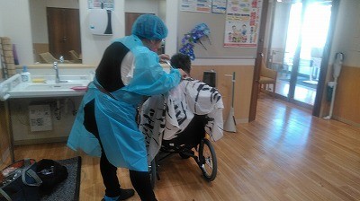 訪問美容カット