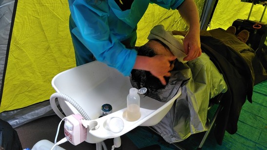 12月の訪問理美容フリビさん