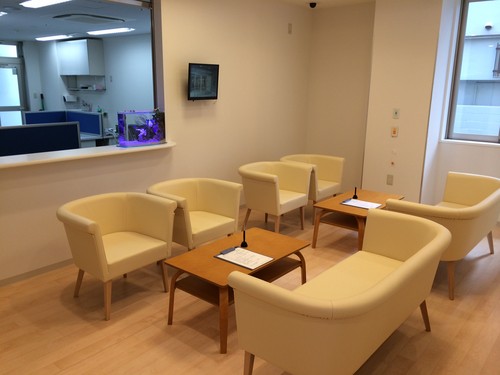 受付カウンター