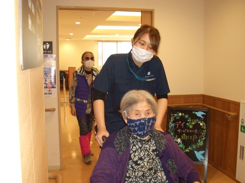 デイの帰り道に