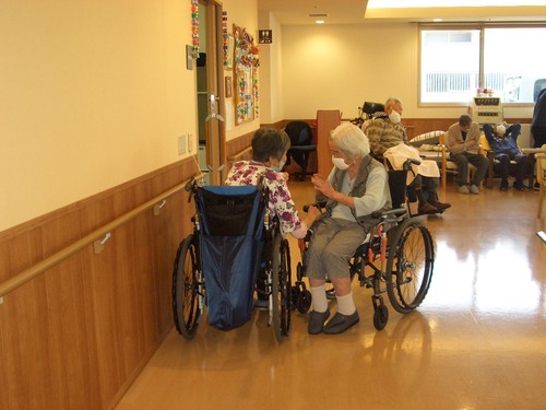 デイサービス中に