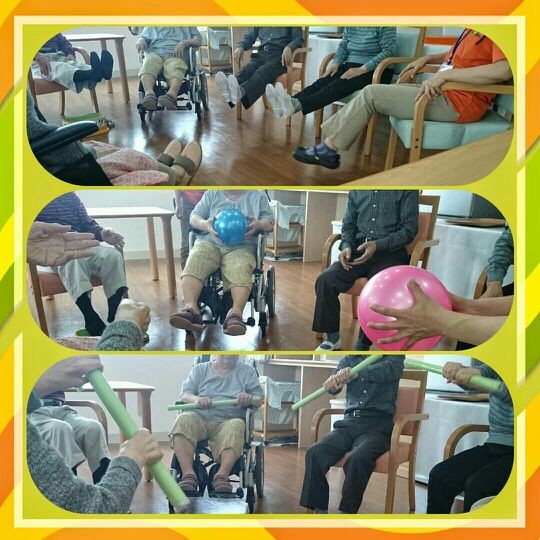 日課の体操レク♪♪♪