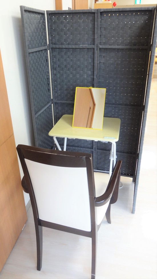 お化粧はこちらで☆