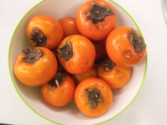 たくさんの柿。