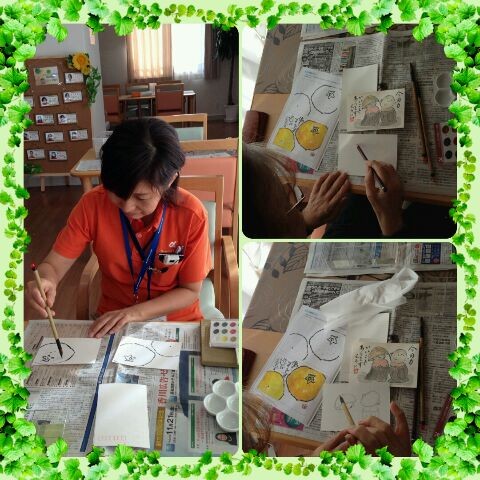 絵手紙教室開催！！