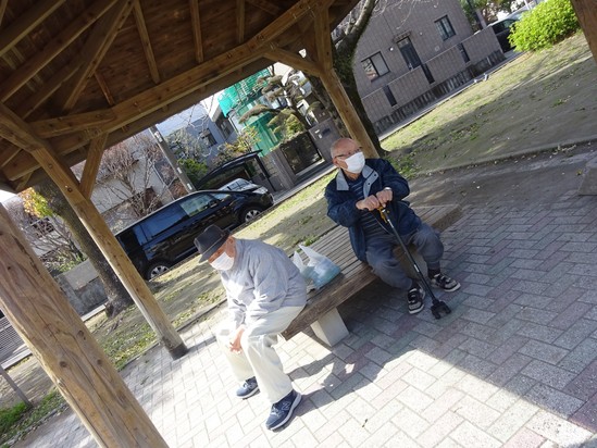 お散歩ついでにお茶会