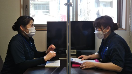 【アルファデイサービスセンター上荒田】面談風景