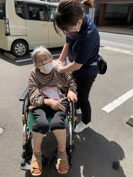 ぽかぽかの日差し