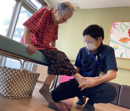 訪問看護のリハビリの様子♪