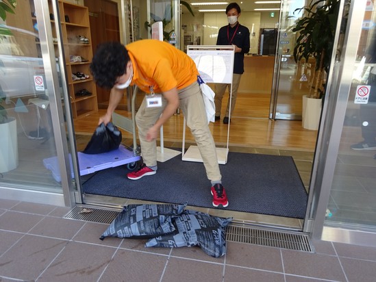 大雨・洪水注意報に対する動き