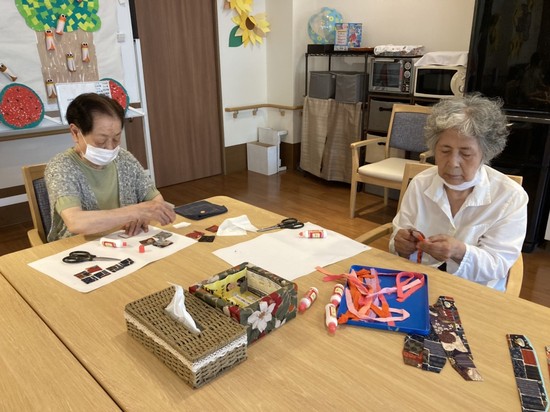 お月見ウサギ作成中・その2